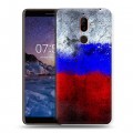 Дизайнерский пластиковый чехол для Nokia 7 Plus Российский флаг