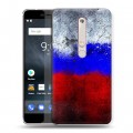 Дизайнерский пластиковый чехол для Nokia 6 (2018) Российский флаг