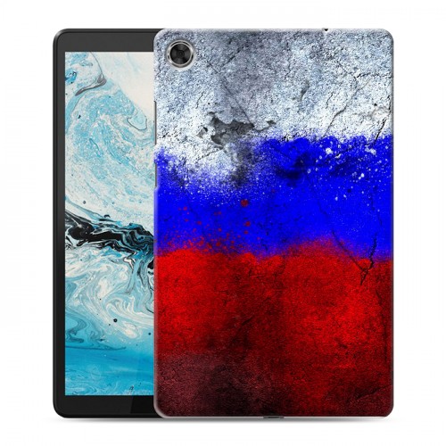 Дизайнерский силиконовый чехол для Lenovo Tab M8 Российский флаг