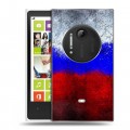 Дизайнерский силиконовый чехол для Nokia Lumia 1020 Российский флаг