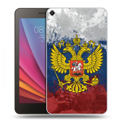 Дизайнерский силиконовый чехол для Huawei MediaPad T1 7.0 Российский флаг и герб