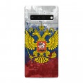 Дизайнерский силиконовый чехол для Google Pixel 6 Pro Российский флаг и герб
