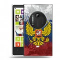 Дизайнерский силиконовый чехол для Nokia Lumia 1020 Российский флаг и герб