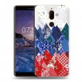 Дизайнерский пластиковый чехол для Nokia 7 Plus Российский флаг