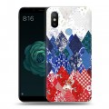 Дизайнерский силиконовый чехол для Xiaomi Mi A2 Российский флаг