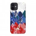Дизайнерский пластиковый чехол для Iphone 12 Mini Российский флаг