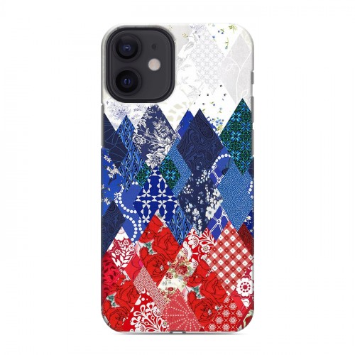 Дизайнерский силиконовый с усиленными углами чехол для Iphone 12 Mini Российский флаг