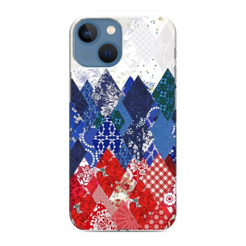 Дизайнерский пластиковый чехол для Iphone 13 Mini Российский флаг