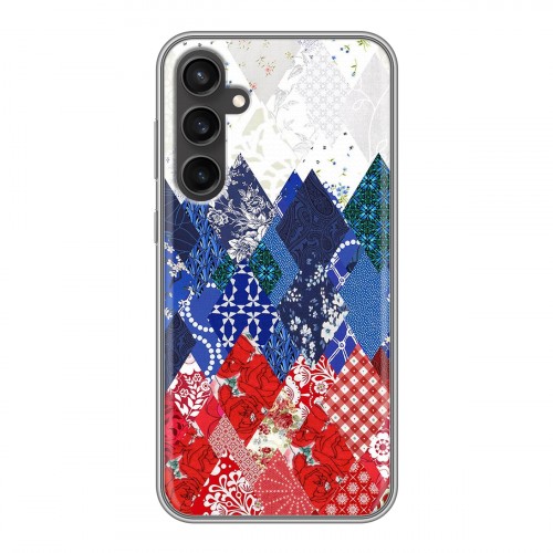 Дизайнерский пластиковый чехол для Samsung Galaxy S23 FE Российский флаг