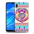 Дизайнерский пластиковый чехол для Huawei Y6 (2019) Абстрактные птицы