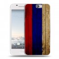 Дизайнерский силиконовый чехол для HTC One A9 Российский флаг