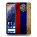 Дизайнерский силиконовый чехол для Nokia 9 PureView Российский флаг