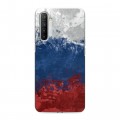 Дизайнерский силиконовый с усиленными углами чехол для Realme XT Российский флаг