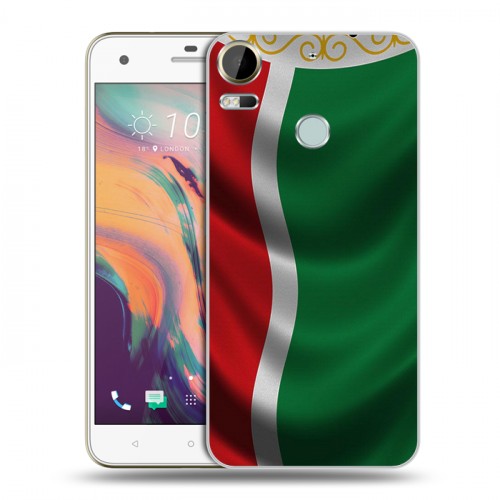 Дизайнерский пластиковый чехол для HTC Desire 10 Pro Флаг Чечни