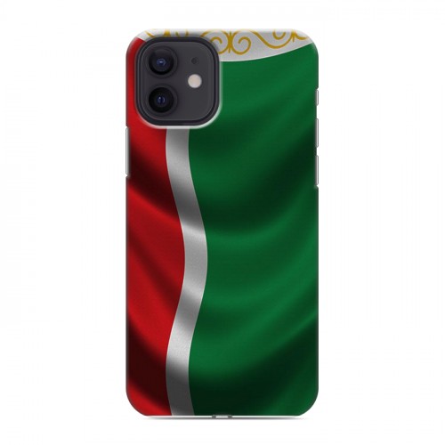 Дизайнерский силиконовый чехол для Iphone 12 Флаг Чечни