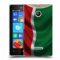 Дизайнерский пластиковый чехол для Microsoft Lumia 435 Флаг Чечни