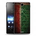 Дизайнерский пластиковый чехол для Sony Xperia TX Флаг Чечни