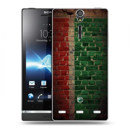 Дизайнерский пластиковый чехол для Sony Xperia S Флаг Чечни