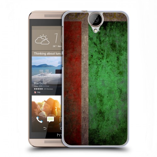 Дизайнерский пластиковый чехол для HTC One E9+ Флаг Чечни