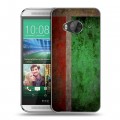 Дизайнерский силиконовый чехол для HTC One ME Флаг Чечни