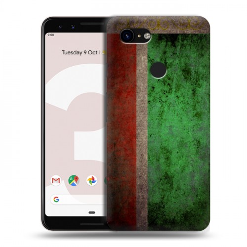Дизайнерский пластиковый чехол для Google Pixel 3 Флаг Чечни