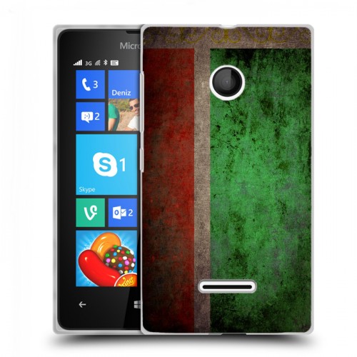 Дизайнерский пластиковый чехол для Microsoft Lumia 435 Флаг Чечни