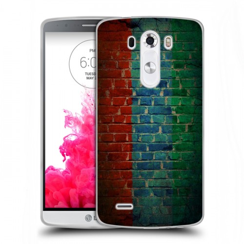 Дизайнерский пластиковый чехол для LG G3 (Dual-LTE) Флаг Дагестана