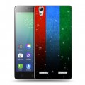 Дизайнерский силиконовый чехол для Lenovo A6010 Флаг Дагестана