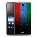 Дизайнерский пластиковый чехол для Sony Xperia TX Флаг Дагестана