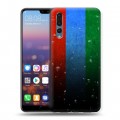 Дизайнерский силиконовый с усиленными углами чехол для Huawei P20 Pro Флаг Дагестана