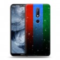 Дизайнерский силиконовый чехол для Nokia 6.1 Plus Флаг Дагестана