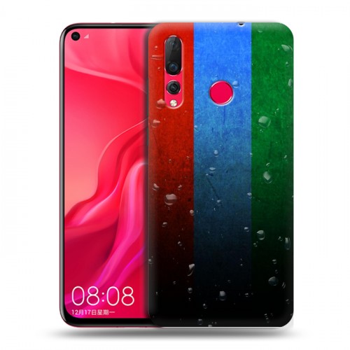 Дизайнерский пластиковый чехол для Huawei Nova 4 Флаг Дагестана