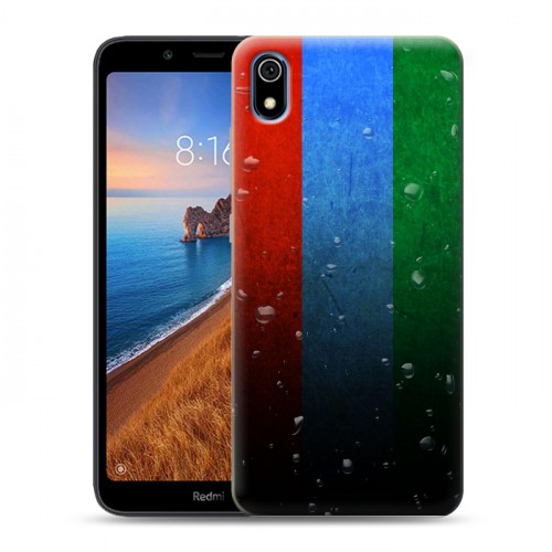 Дизайнерский силиконовый чехол для Xiaomi RedMi 7A Флаг Дагестана