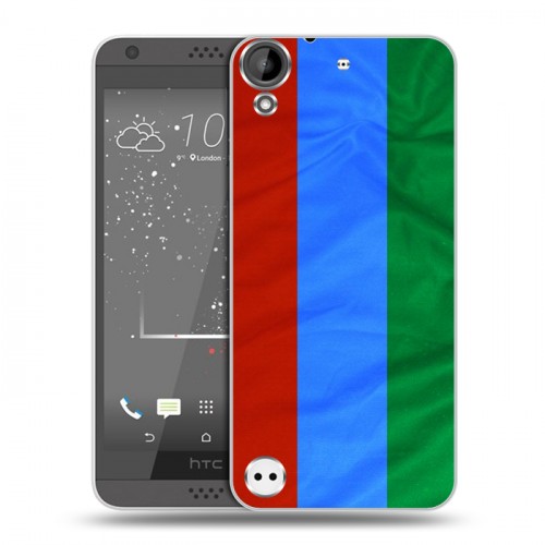 Дизайнерский пластиковый чехол для HTC Desire 530 Флаг Дагестана