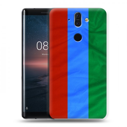 Дизайнерский пластиковый чехол для Nokia 8 Sirocco Флаг Дагестана