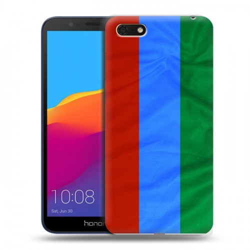 Дизайнерский пластиковый чехол для Huawei Honor 7A Флаг Дагестана