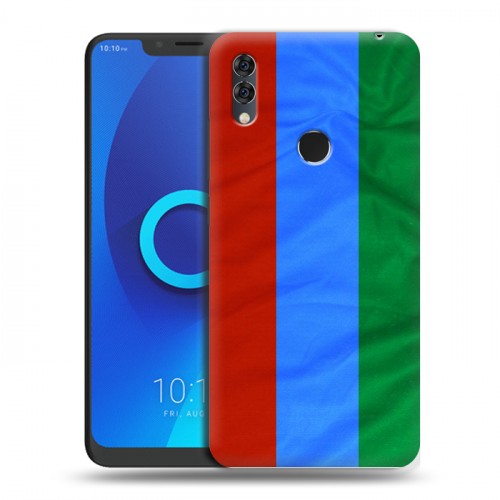 Дизайнерский силиконовый чехол для Alcatel 5V Флаг Дагестана