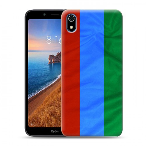 Дизайнерский силиконовый чехол для Xiaomi RedMi 7A Флаг Дагестана