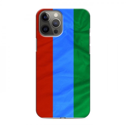 Дизайнерский силиконовый чехол для Iphone 12 Pro Max Флаг Дагестана