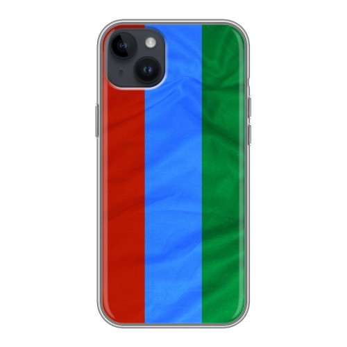 Дизайнерский пластиковый чехол для Iphone 14 Plus Флаг Дагестана