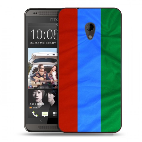 Дизайнерский силиконовый чехол для HTC Desire 700 Флаг Дагестана