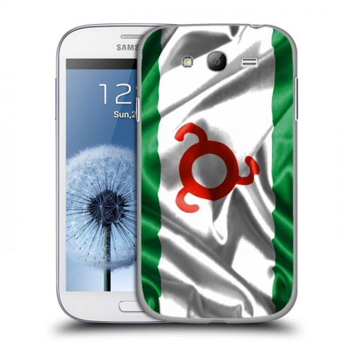Дизайнерский пластиковый чехол для Samsung Galaxy Grand Флаг Ингушетии