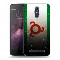 Дизайнерский силиконовый чехол для Homtom HT17 Флаг Ингушетии