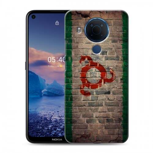 Дизайнерский силиконовый чехол для Nokia 5.4 Флаг Ингушетии