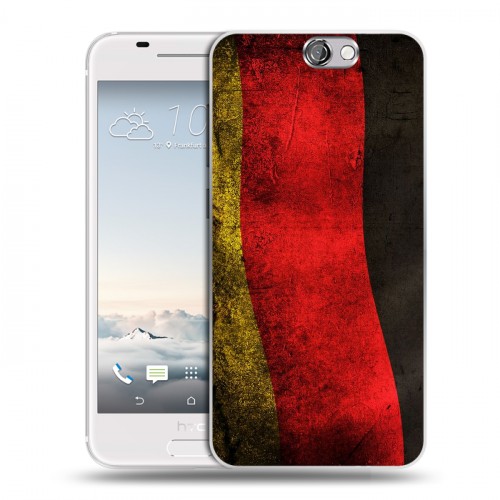Дизайнерский пластиковый чехол для HTC One A9 Флаг Германии