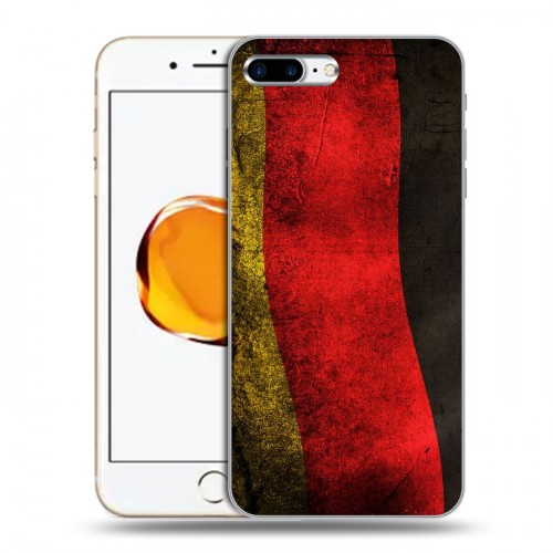 Дизайнерский силиконовый чехол для Iphone 7 Plus / 8 Plus Флаг Германии