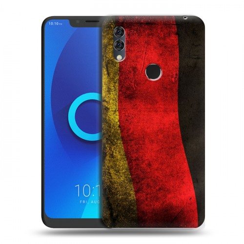 Дизайнерский силиконовый чехол для Alcatel 5V Флаг Германии