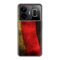 Дизайнерский силиконовый с усиленными углами чехол для Realme GT3 Флаг Германии