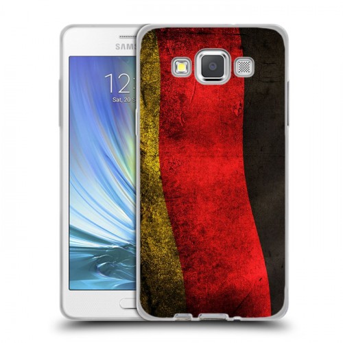 Дизайнерский пластиковый чехол для Samsung Galaxy A5 Флаг Германии