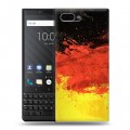 Дизайнерский пластиковый чехол для BlackBerry KEY2 Флаг Германии